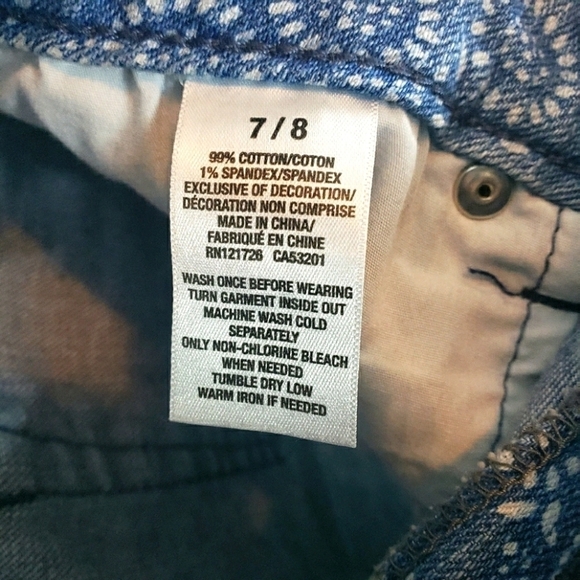 AEROPOSTALE Mid-Rise Denim Shorts Size 7/8 - Picture 6 of 7